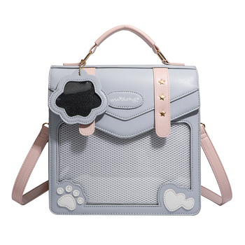 Crossbody torba od PU, unutarnja kartično ID džep, 3D vanjski dizajn, zatvaranje s poklopcem, svakodnevna upotreba