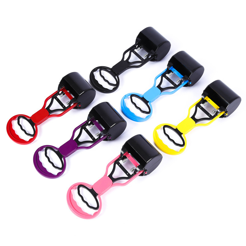 Plastový nástroj na zber psích výkalov – domáce zvieratá čistiaci nástroj, balenie 50 kusov