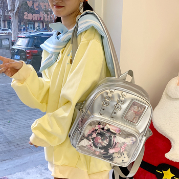 Rucsac Shuai Dundun — Material PU, Rezistent la apă, Stil Urban Minimalist, Capacitate sub 20 L