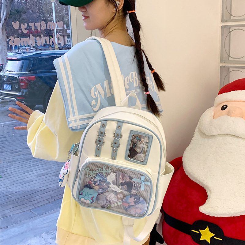Rucsac Shuai Dundun — Material PU, Rezistent la apă, Stil Urban Minimalist, Capacitate sub 20 L