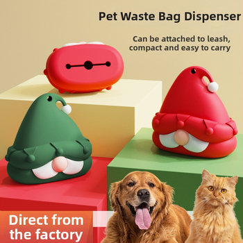 Landpion silikonový dávkovač vreciek na výkaly pre domáce zvieratá, štýl dávkovača, materiál silikon, hrúbka bežná