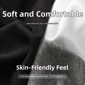 Ecocos pánske tielko, tenká tkanina 121–140 g/m², regenerovaná celulóza vlákno 90–95%, okrúhly výstrih