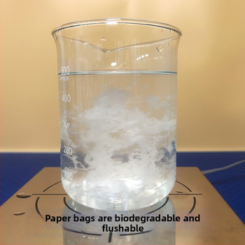 Cool Baby vrecká na psie výkaly – dvojvrstvové, hrubé, jednorazové, ploché otvorenie, z plastu + papieru rozpustného vo vode