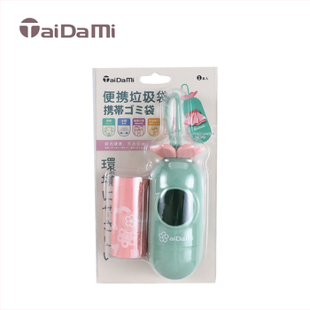 TAIDAMI Dávkovač tašiek na moč psov a lopatka – Materiál: EPI+PE, Biologicky rozložiteľný, So plochým otvorom, Jednorazový, Univerzálny