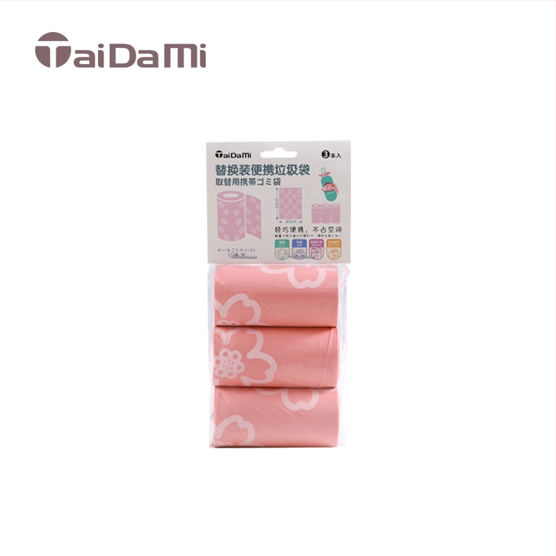 TAIDAMI Dávkovač tašiek na moč psov a lopatka – Materiál: EPI+PE, Biologicky rozložiteľný, So plochým otvorom, Jednorazový, Univerzálny