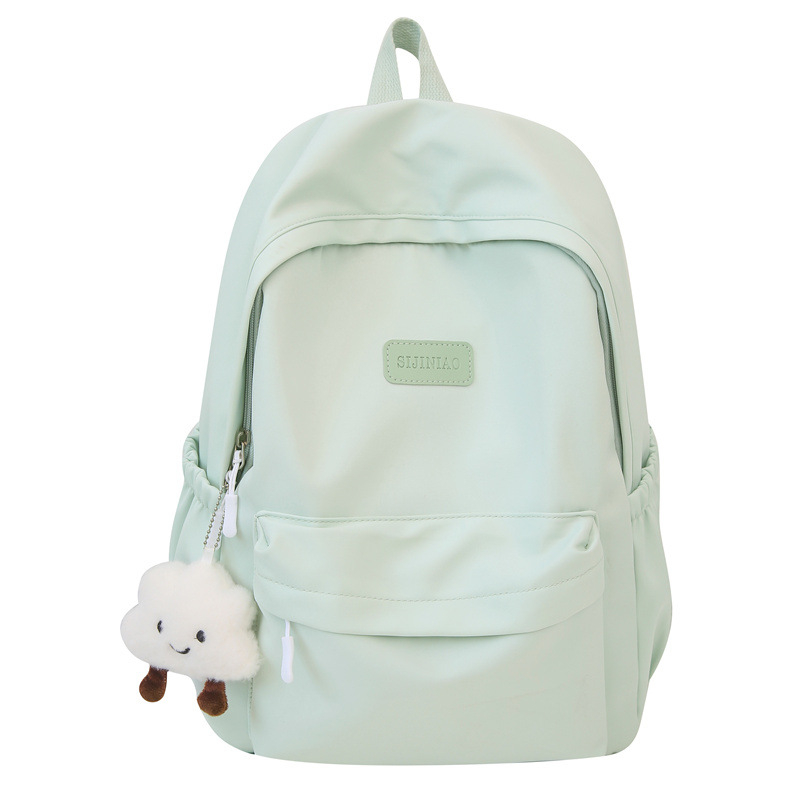 Rucsac unisex, stil urban minimalist, din nailon, capacitate 20–35 L, compatibil cu laptop de 15 inch, bretele curbate