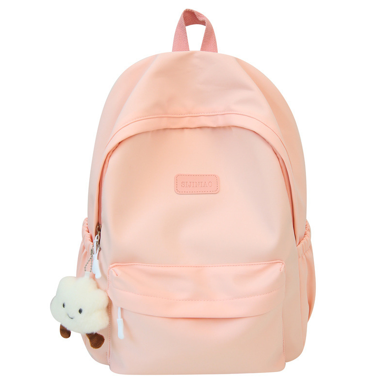 Rucsac unisex, stil urban minimalist, din nailon, capacitate 20–35 L, compatibil cu laptop de 15 inch, bretele curbate