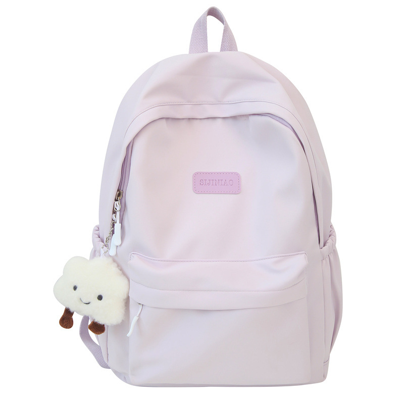 Rucsac unisex, stil urban minimalist, din nailon, capacitate 20–35 L, compatibil cu laptop de 15 inch, bretele curbate