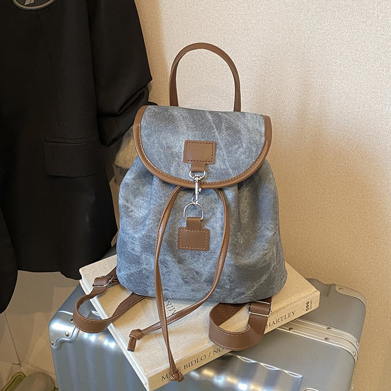 Rucsac urban minimalist – PU material, închidere cu clapă, căptușeală poliester, rezistent la uzură, sezonul toamnă 2025