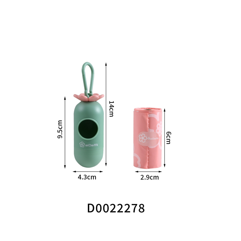 TAIDAMI Roll-týp Prenášací Dávkovač Vreciek Na Psie Exkrementy (EPI+HDPE; Bežná Hrúbka; Číslo Artikla 4589830022278)