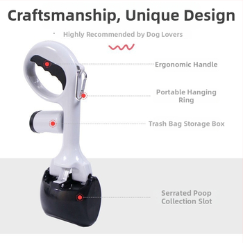 Sada lopatky na zber psích exkrementov a sáčkov | Plast, 100 ks, Paitele, licencovateľná súkromná značka