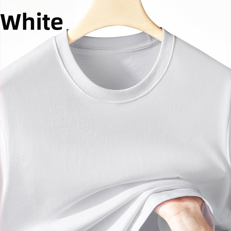 Ameligo pánske ťažké bavlnené tričko, krátke rukávy, guľatý výstrih, combed bavlna 96%+, 300-350 g