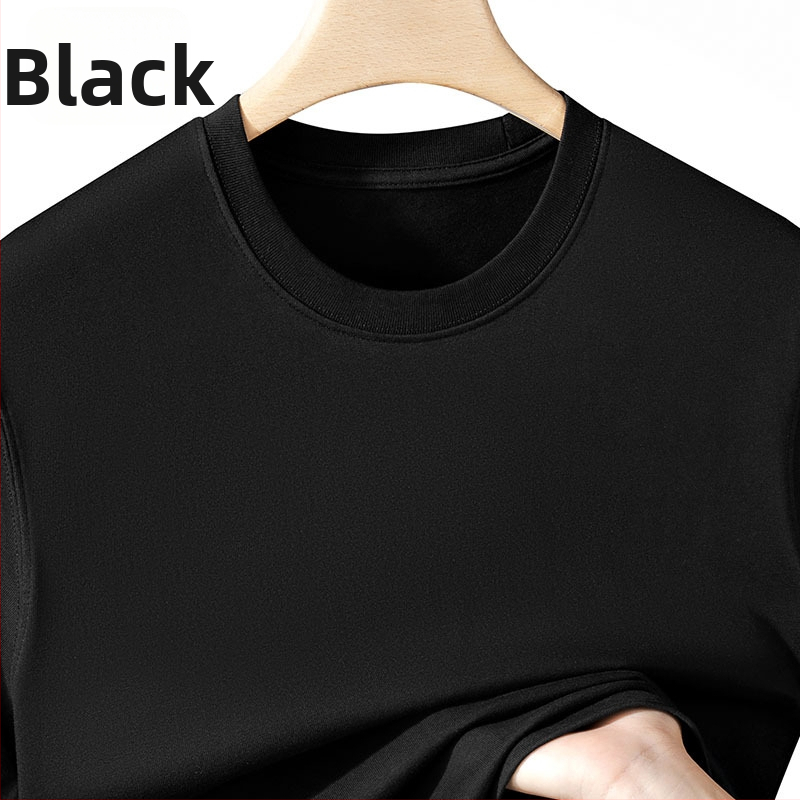 Ameligo pánske ťažké bavlnené tričko, krátke rukávy, guľatý výstrih, combed bavlna 96%+, 300-350 g