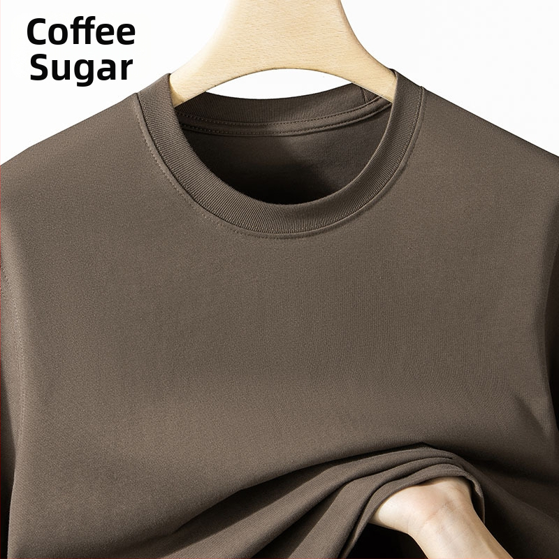 Ameligo pánske ťažké bavlnené tričko, krátke rukávy, guľatý výstrih, combed bavlna 96%+, 300-350 g