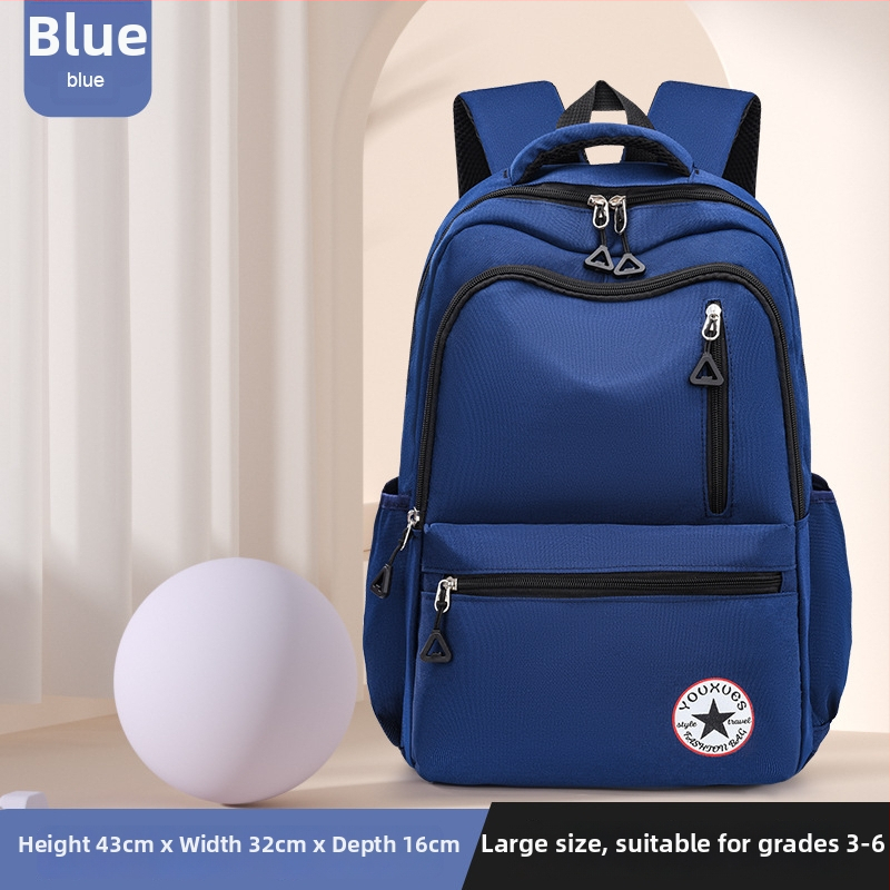 Ruksak pre žiakov gymnázia a stredných škôl - ľahký, redukcia hmotnosti, ochrana chrbtice, nepremokavý, veľký objem, nočná reflexná bezpečnosť