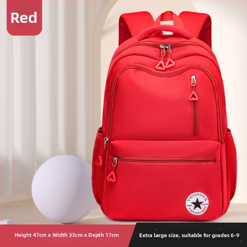 Ruksak pre žiakov gymnázia a stredných škôl - ľahký, redukcia hmotnosti, ochrana chrbtice, nepremokavý, veľký objem, nočná reflexná bezpečnosť