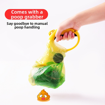 Tašky na psie exkrementy – biologicky rozložiteľné, v rolkách kontinuálneho typu, hrubý plast