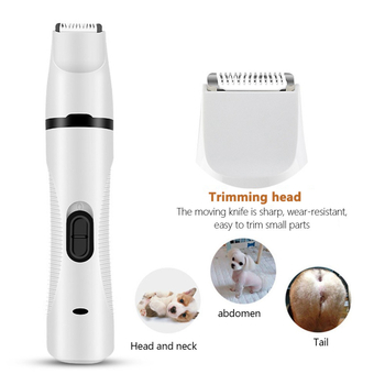 Električni aparat za njegu kućnih ljubimaca: električno šišanje dlake i piljenje noktiju s keramičkom glavom za rezanje, četkasti motor, USB punjenje, buka 46-70 dB, trajanje do 1 sat
