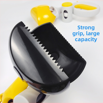 Prenosný čistič exkrementov pre domáce zvieratá s plochým otvorom, plastový materiál, zosilnený dizajn, 210 g, rozmery krabice 27,5×8×13 cm