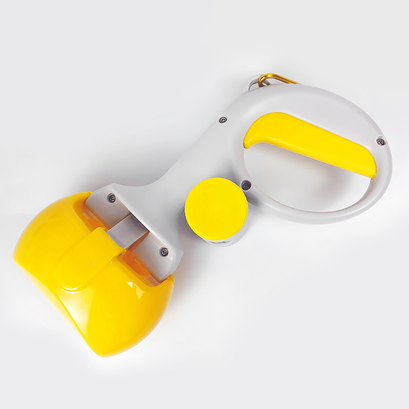 Prenosný čistič exkrementov pre domáce zvieratá s plochým otvorom, plastový materiál, zosilnený dizajn, 210 g, rozmery krabice 27,5×8×13 cm