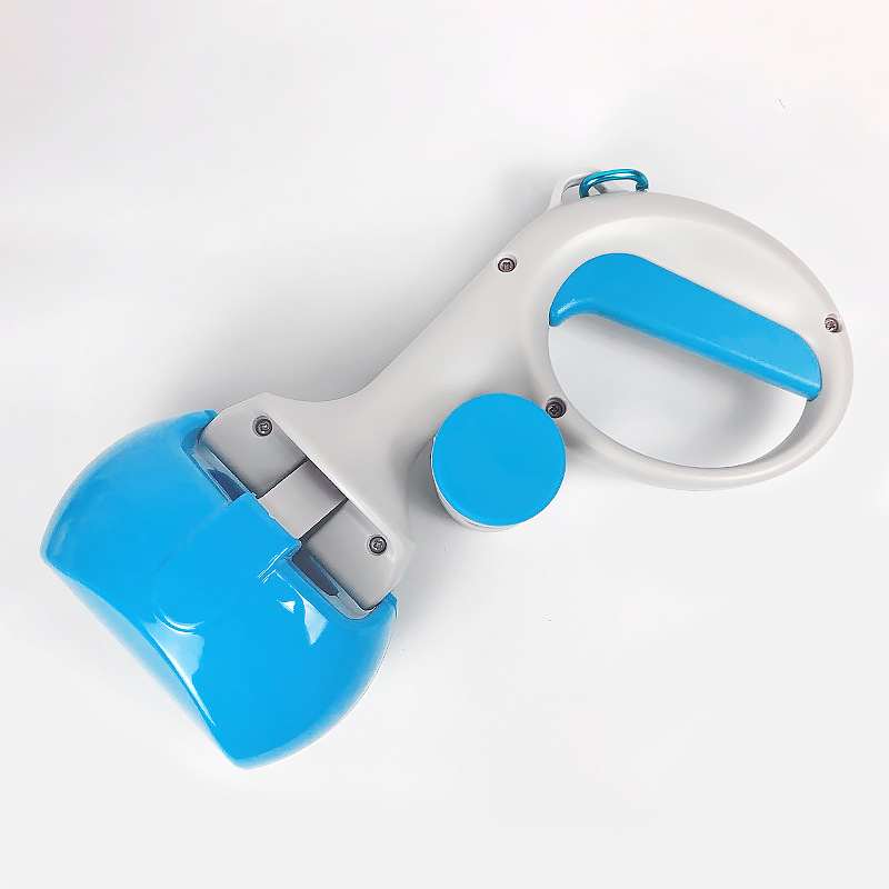 Prenosný čistič exkrementov pre domáce zvieratá s plochým otvorom, plastový materiál, zosilnený dizajn, 210 g, rozmery krabice 27,5×8×13 cm