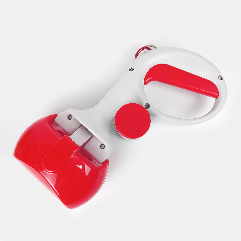 Prenosný čistič exkrementov pre domáce zvieratá s plochým otvorom, plastový materiál, zosilnený dizajn, 210 g, rozmery krabice 27,5×8×13 cm