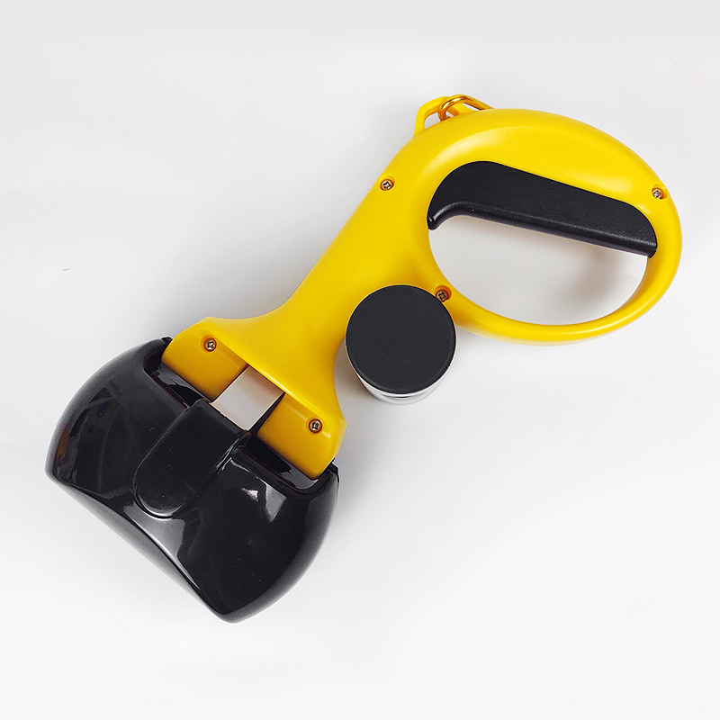 Prenosný čistič exkrementov pre domáce zvieratá s plochým otvorom, plastový materiál, zosilnený dizajn, 210 g, rozmery krabice 27,5×8×13 cm