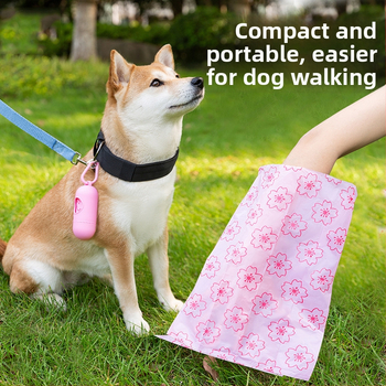 Rolované vrecká na výkaly pre domáce zvieratá, biologicky rozložiteľný materiál, štandardná hrúbka, vhodné pre súkromné značky