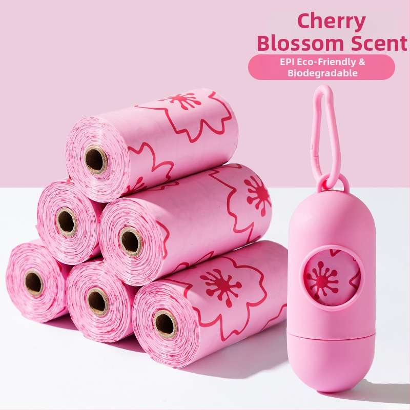 Rolované vrecká na výkaly pre domáce zvieratá, biologicky rozložiteľný materiál, štandardná hrúbka, vhodné pre súkromné značky