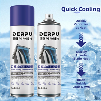 Chladiaci sprej na čepele pre elektrické strojčeky pre domáce zvieratá – mazivo a proti korózii, pre psy