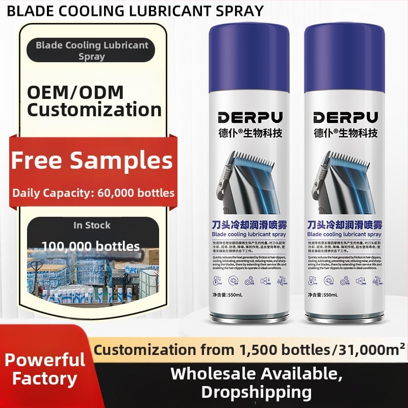 Chladiaci sprej na čepele pre elektrické strojčeky pre domáce zvieratá – mazivo a proti korózii, pre psy