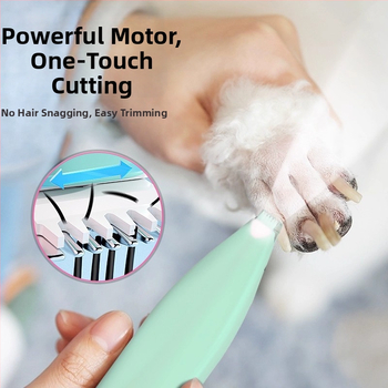 Elektrické strihacie zariadenie pre mačacie labky a psie laby s digitálnym displejom – ABS materiál