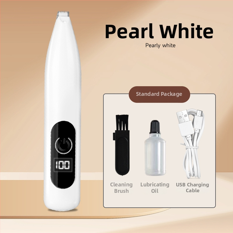 Elektrické strihacie zariadenie pre mačacie labky a psie laby s digitálnym displejom – ABS materiál