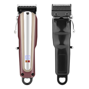 Mașină de tuns păr cu afișaj LCD, încărcare USB, motor cu perii, lamă din oțel inoxidabil, nu este rezistentă la apă, pentru uz casnic