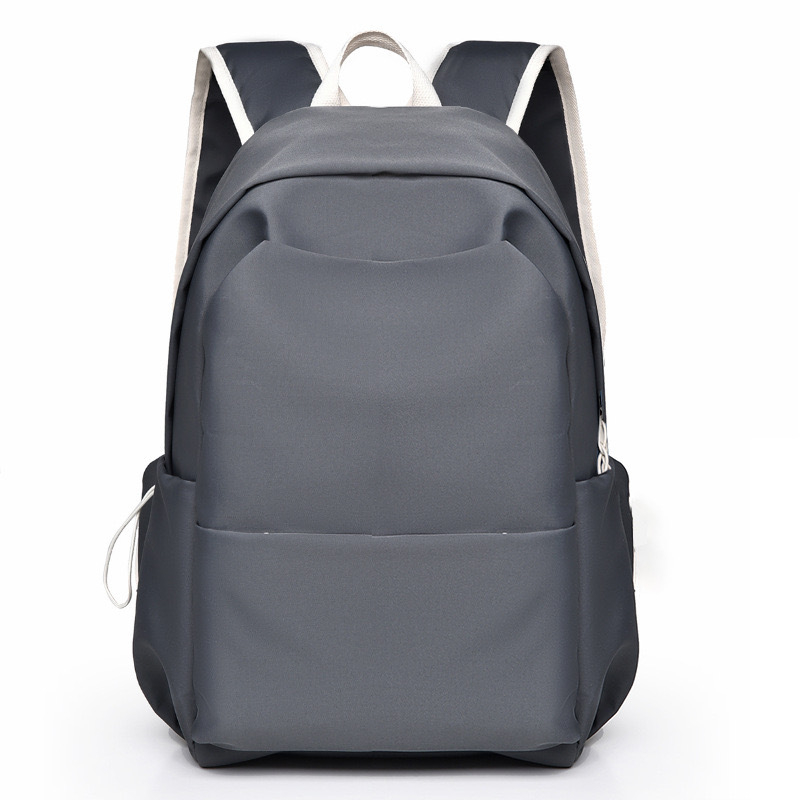 Feisha rucsac unisex din poliester, pentru școală, compatibil cu laptop de 14 inchi, capacitate sub 20 L, model solid, stil colegiu