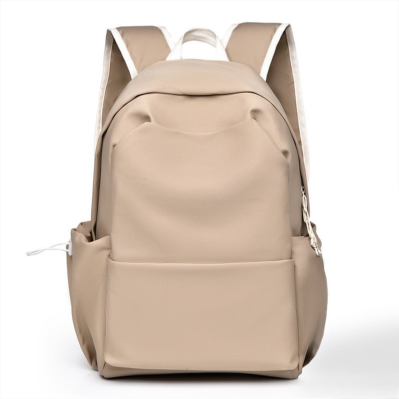 Feisha rucsac unisex din poliester, pentru școală, compatibil cu laptop de 14 inchi, capacitate sub 20 L, model solid, stil colegiu