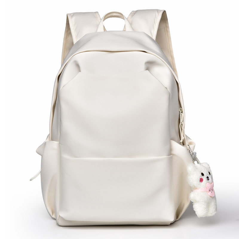 Feisha rucsac unisex din poliester, pentru școală, compatibil cu laptop de 14 inchi, capacitate sub 20 L, model solid, stil colegiu
