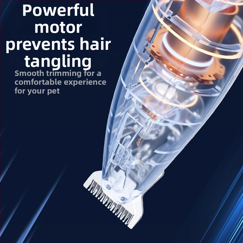 Katės letenų plaukų kirpimo prietaisas, tylus, įkraunamas, peiliukai iš ABS, keramikos ir nerūdijančio plieno