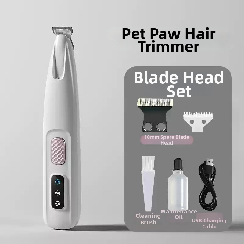 Strihač labiek mačky, tichý, dobíjateľný, čepele z ABS, keramiky a nerezovej ocele