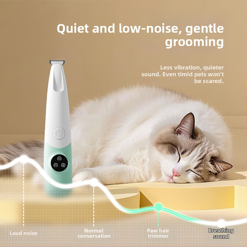 Elektriskais suņu un kaķu frizierklipers ar ABS korpusu, pirkstu apmatojuma griezums
