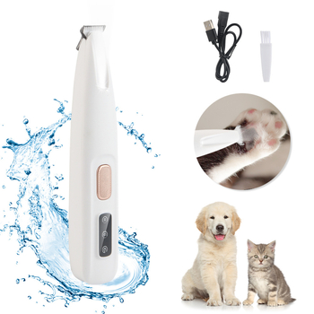 Zastrihávač srsti pre mačky a psy s bezkartovým motorom, čepele z nehrdzavejúcej ocele, zabudovaná batéria 100–300 mAh, čepele ľahko umývateľné