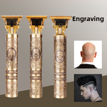 Nabíjateľný kadernícky strojček na vlasy s odnímateľnou, umývateľnou hlavou noža, nerezové čepele, motor s kefou, nízka hlučnosť, na všeobecné použitie