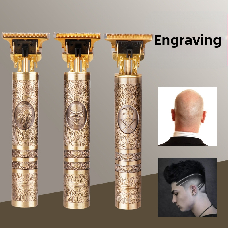 Nabíjateľný kadernícky strojček na vlasy s odnímateľnou, umývateľnou hlavou noža, nerezové čepele, motor s kefou, nízka hlučnosť, na všeobecné použitie