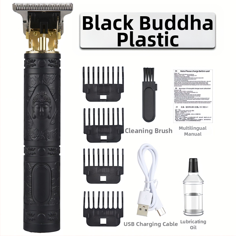 Nabíjateľný kadernícky strojček na vlasy s odnímateľnou, umývateľnou hlavou noža, nerezové čepele, motor s kefou, nízka hlučnosť, na všeobecné použitie