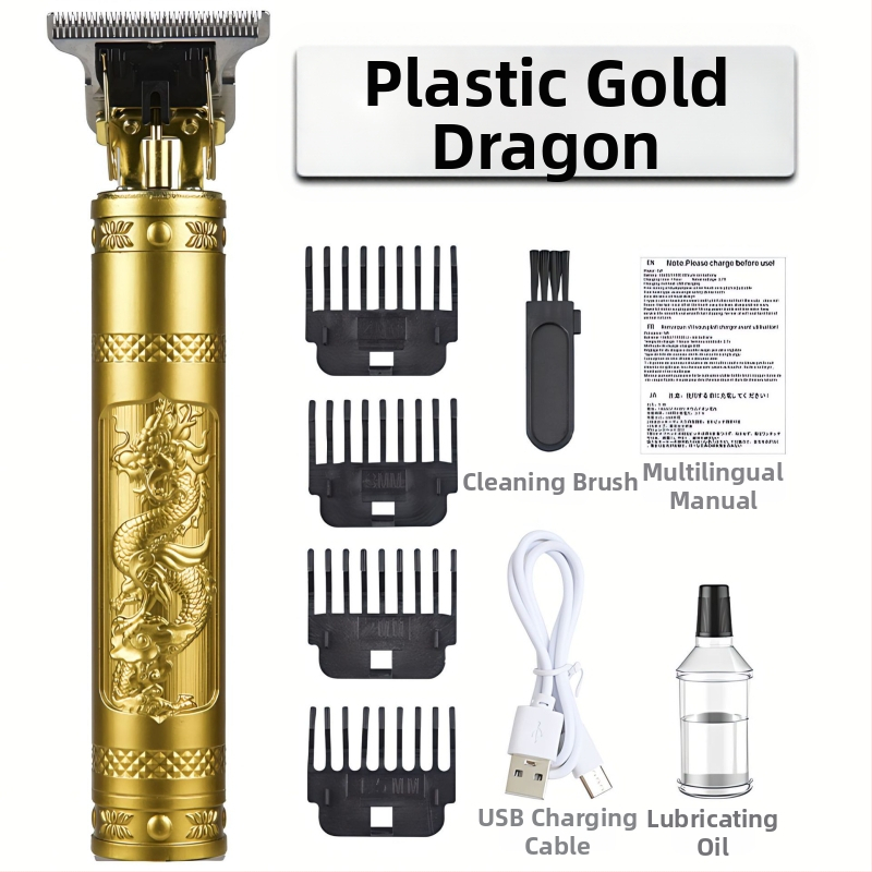 Nabíjateľný kadernícky strojček na vlasy s odnímateľnou, umývateľnou hlavou noža, nerezové čepele, motor s kefou, nízka hlučnosť, na všeobecné použitie