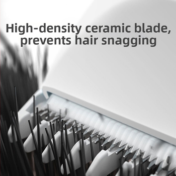 Elektrický strih pre psov – ABS plast, nerezová oceľ a keramické čepele; napájanie 5V