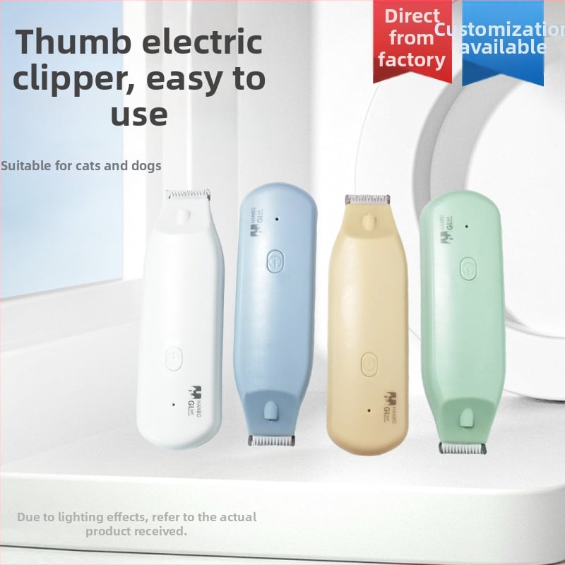 Elektrický strihací stroj pre domáce zvieratá (mačky a psy) – Materiál: ABS+keramika+nerezová oceľ 301; Tichý chod s osvetlením