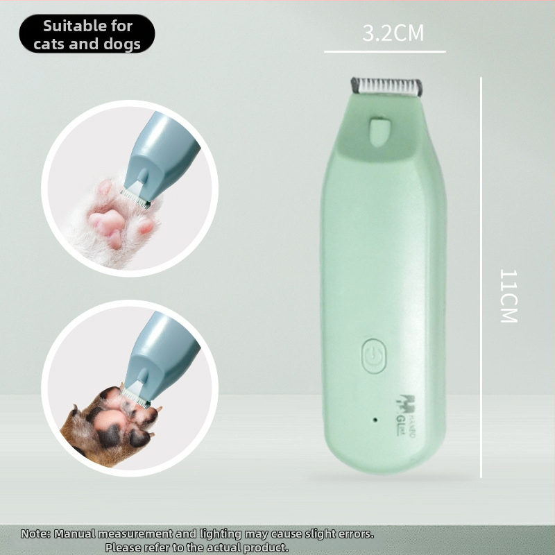 Elektrický strihací stroj pre domáce zvieratá (mačky a psy) – Materiál: ABS+keramika+nerezová oceľ 301; Tichý chod s osvetlením