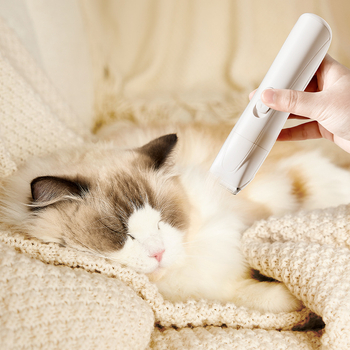 3-v-1 Sada starostlivosti o domáce zvieratá: Elektrický strihací stroj pre psy, brúska na nechty pre mačky, pedikúrny nástroj – konštrukcia z ABS a nerezovej ocele