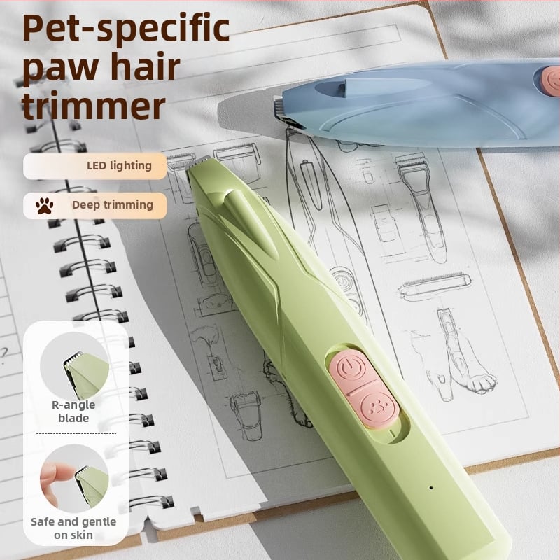 Zastrihávač chlpov labiek mačky a psa — ABS telo, čepele z nehrdzavejúcej ocele a keramiky, PP súčasti; Kód produktu: 25H0091M; Importované: Nie